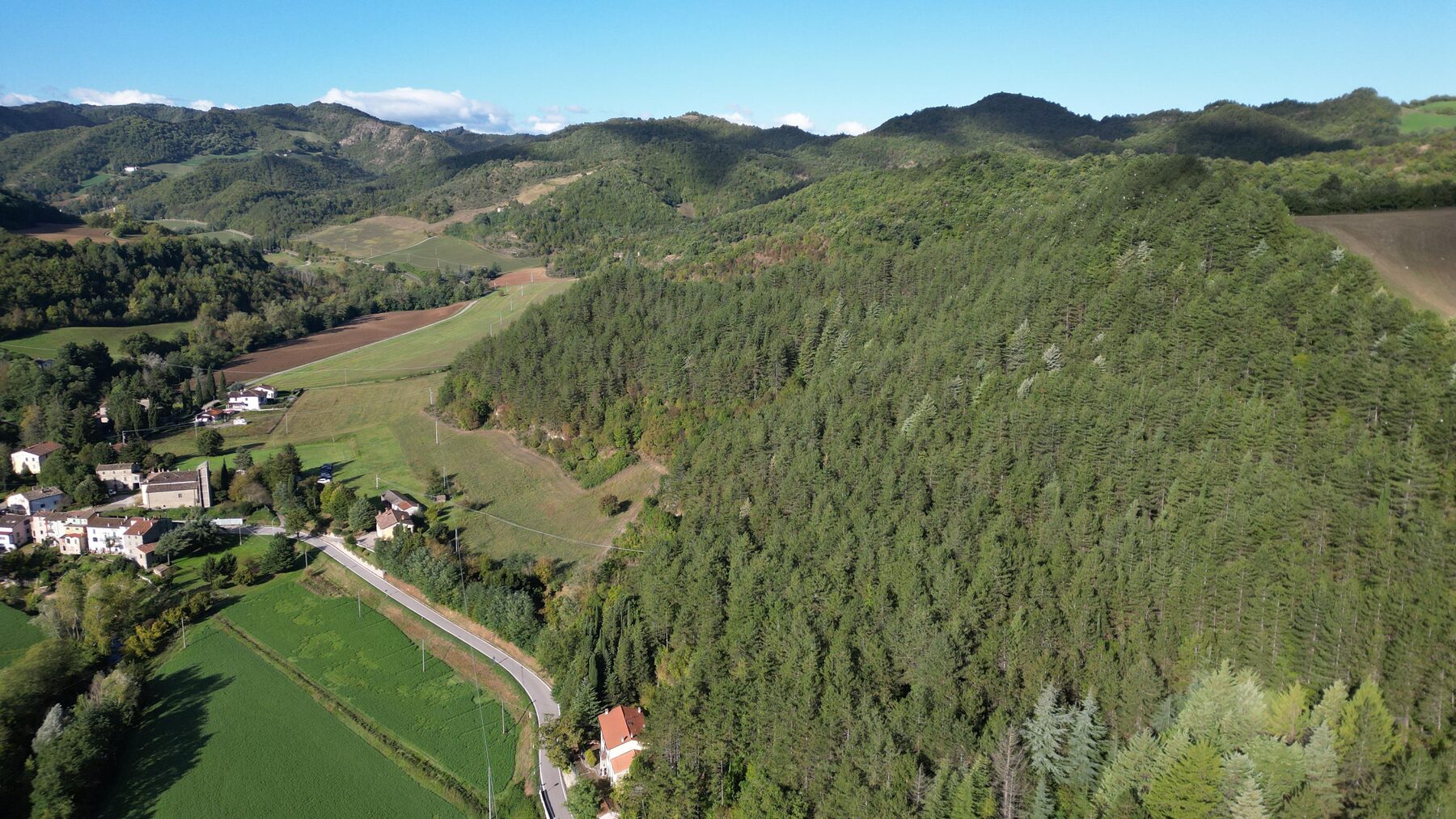 Corridoio con vista sulla vallata